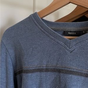 Mexx Light Blue V-Neck Sweater